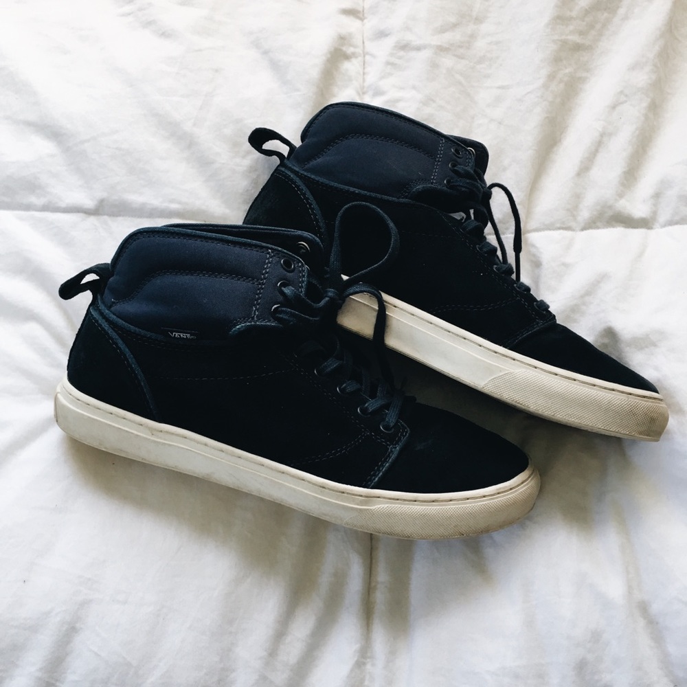Vans - Men’s Alomar Blue Suede Highs